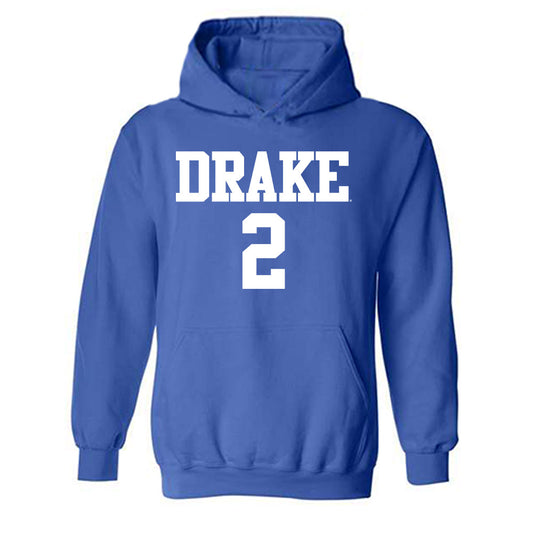Drake - NCAA Women's Volleyball : Gabbie Schroeder - Replica Shersey Hooded Sweatshirt-0