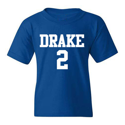 Drake - NCAA Women's Volleyball : Gabbie Schroeder - Replica Shersey Youth T-Shirt-0