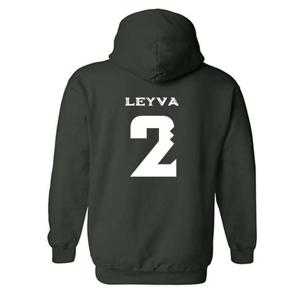 Hawaii - NCAA Women's Volleyball : Victoria Leyva - Replica Shersey Hooded Sweatshirt-1