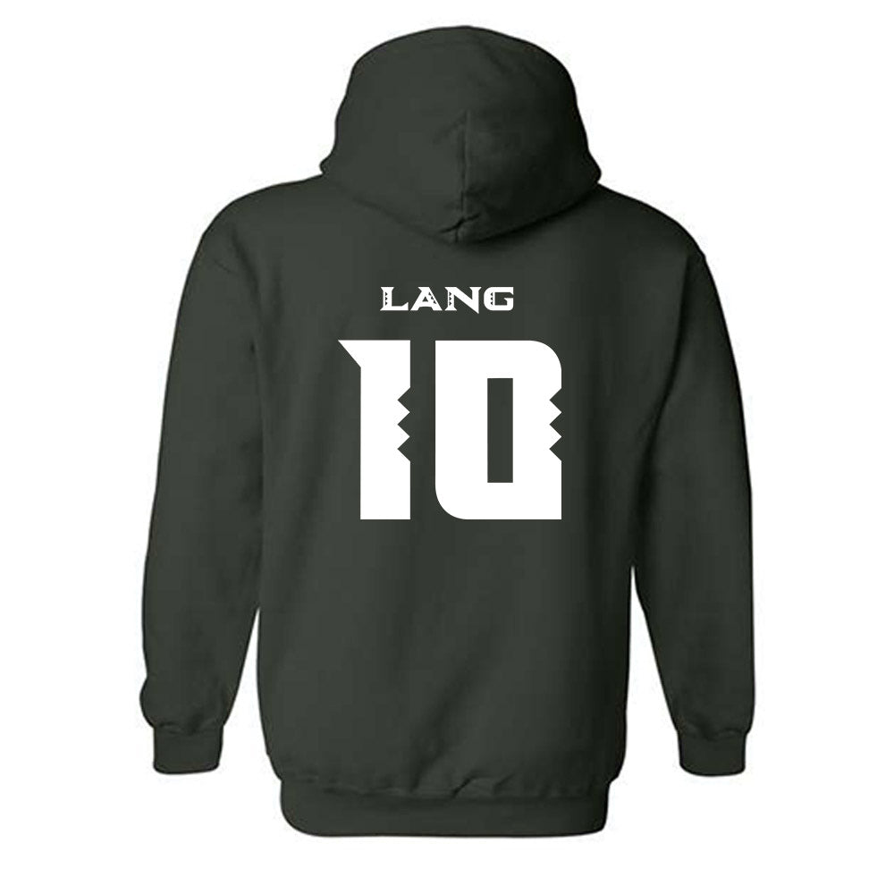 Hawaii - NCAA Women's Volleyball : Katherine Lang - Replica Shersey Hooded Sweatshirt-1