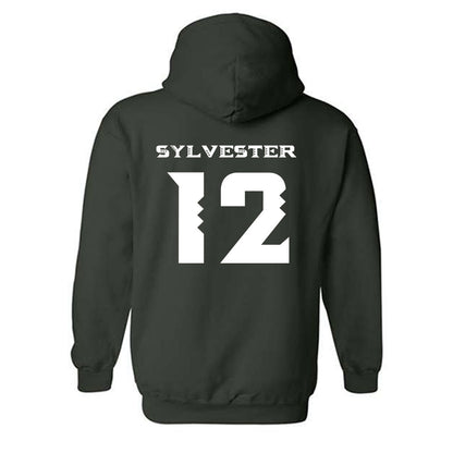 Hawaii - NCAA Women's Volleyball : Miliana Sylvester - Replica Shersey Hooded Sweatshirt-1