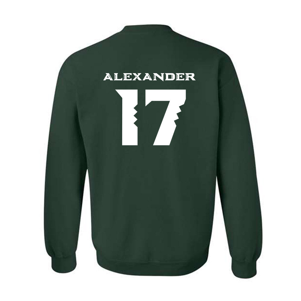 Hawaii - NCAA Women's Volleyball : Caylen Alexander - Replica Shersey Crewneck Sweatshirt