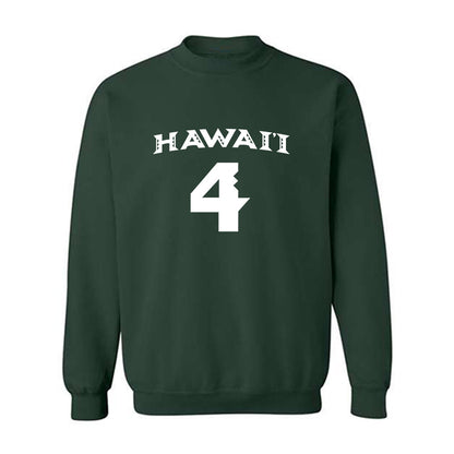 Hawaii - NCAA Women's Volleyball : Jackie Matias - Replica Shersey Crewneck Sweatshirt-0