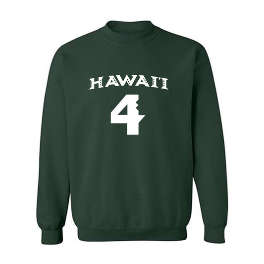 Hawaii - NCAA Women's Volleyball : Jackie Matias - Replica Shersey Crewneck Sweatshirt-0