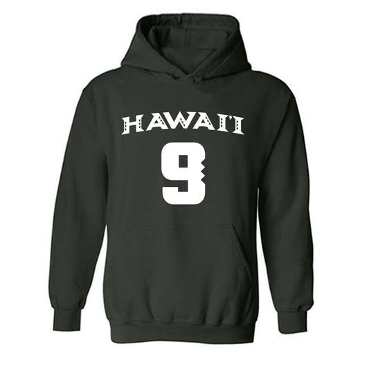 Hawaii - NCAA Women's Volleyball : Tali Hakas - Replica Shersey Hooded Sweatshirt-0