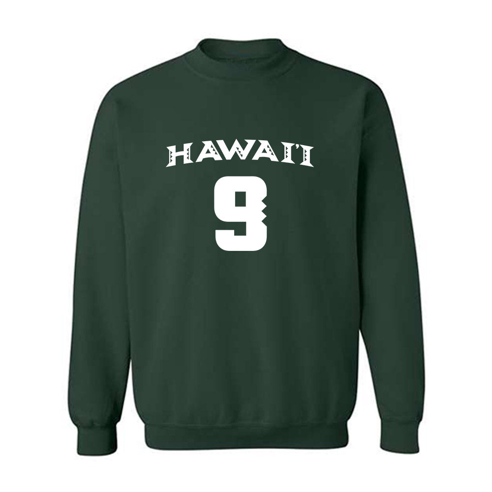 Hawaii - NCAA Women's Volleyball : Tali Hakas - Replica Shersey Crewneck Sweatshirt-0