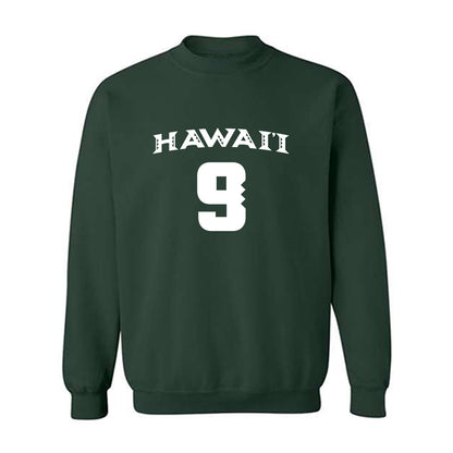 Hawaii - NCAA Women's Volleyball : Tali Hakas - Replica Shersey Crewneck Sweatshirt-0