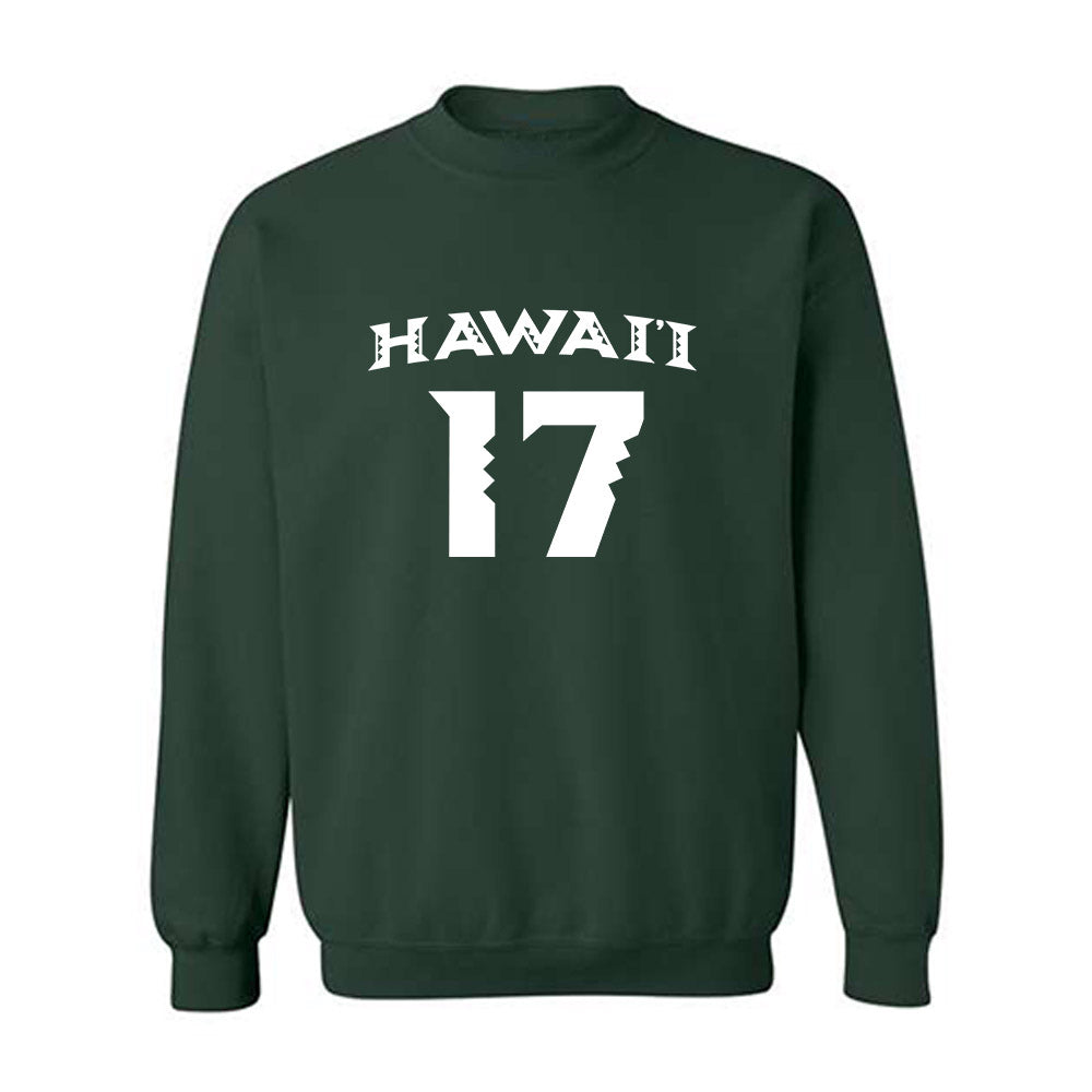 Hawaii - NCAA Women's Volleyball : Caylen Alexander - Replica Shersey Crewneck Sweatshirt