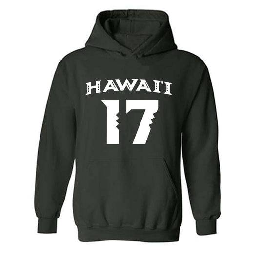 Hawaii - NCAA Women's Volleyball : Caylen Alexander - Replica Shersey Hooded Sweatshirt