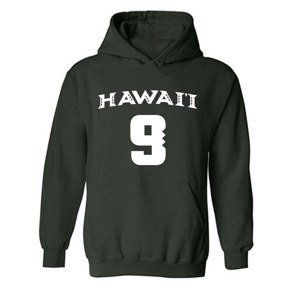 Hawaii - NCAA Women's Volleyball : Tali Hakas - Replica Shersey Hooded Sweatshirt-0