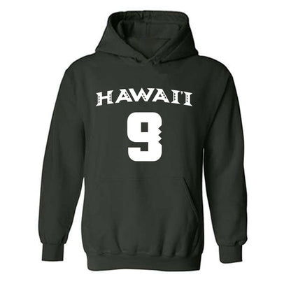 Hawaii - NCAA Women's Volleyball : Tali Hakas - Replica Shersey Hooded Sweatshirt-0
