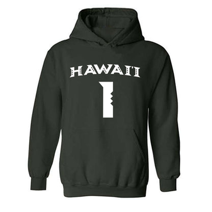 Hawaii - NCAA Women's Volleyball : Stella Adeyemi - Replica Shersey Hooded Sweatshirt-0