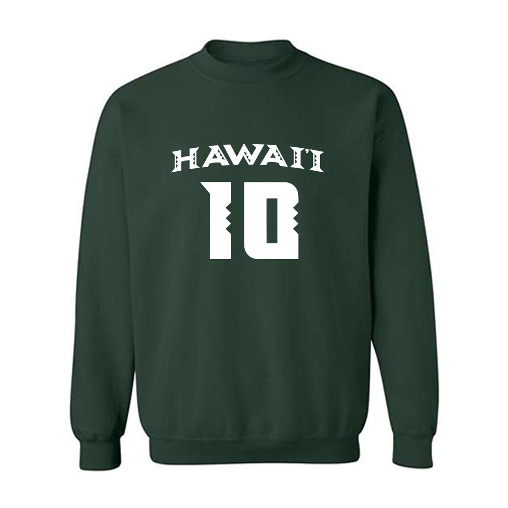 Hawaii - NCAA Women's Volleyball : Katherine Lang - Replica Shersey Crewneck Sweatshirt-0