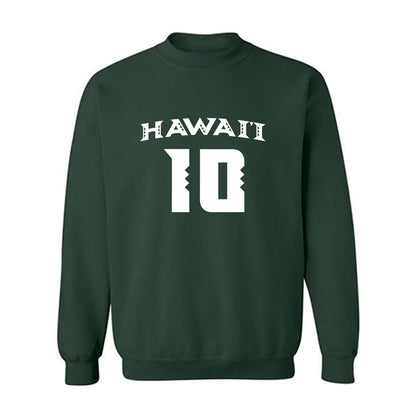Hawaii - NCAA Women's Volleyball : Katherine Lang - Replica Shersey Crewneck Sweatshirt-0