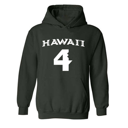 Hawaii - NCAA Women's Volleyball : Jackie Matias - Replica Shersey Hooded Sweatshirt-0