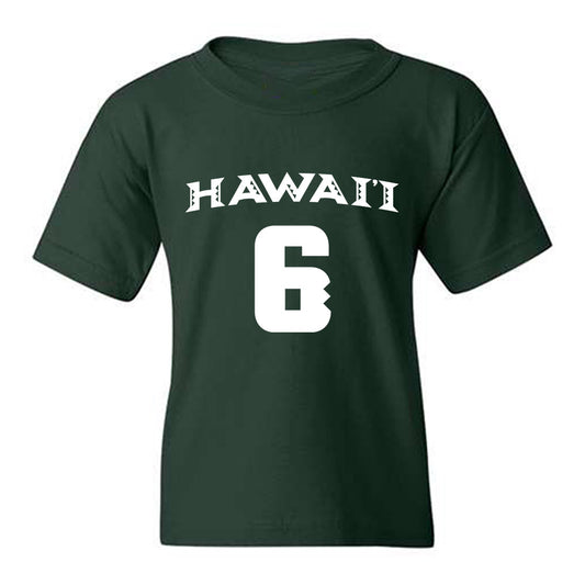 Hawaii - NCAA Women's Volleyball : Morghn Monahan - Replica Shersey Youth T-Shirt-0