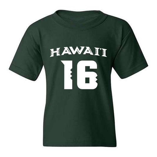 Hawaii - NCAA Women's Volleyball : Tayli Ikenaga - Replica Shersey Youth T-Shirt-0