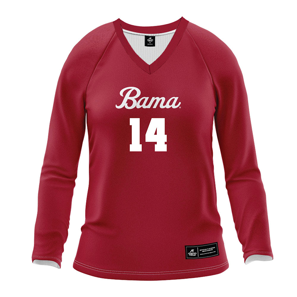 Alabama - NCAA Women's Volleyball : Addison Engel - Crimson Volleyball Jersey-1
