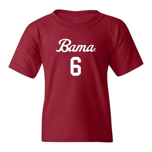 Alabama - NCAA Women's Volleyball : Ashby Daniel - Replica Shersey Youth T-Shirt