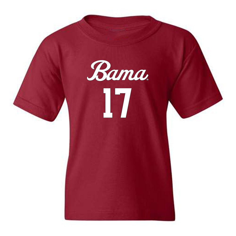 Alabama - NCAA Women's Volleyball : Paris Thompson - Replica Shersey Youth T-Shirt