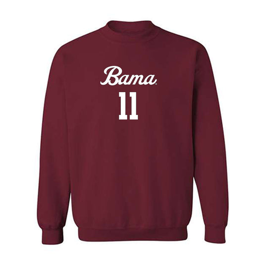 Alabama - NCAA Women's Volleyball : Kaleigh Palmer - Replica Shersey Crewneck Sweatshirt