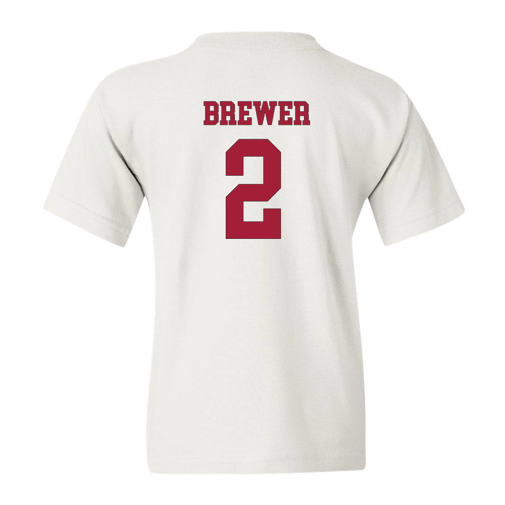 Alabama - NCAA Women's Soccer : Breezie Brewer - Youth T-Shirt Replica Shersey