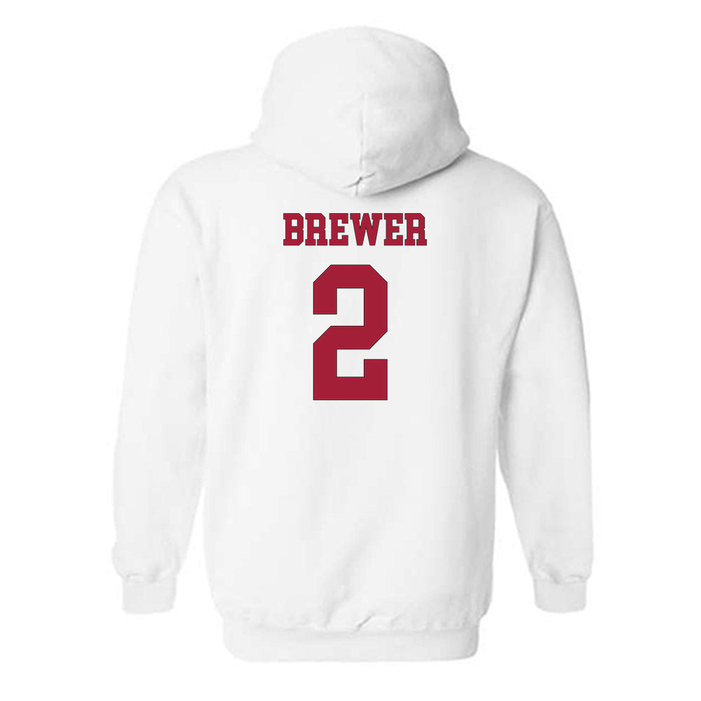 Alabama - NCAA Women's Soccer : Breezie Brewer - Hooded Sweatshirt Replica Shersey