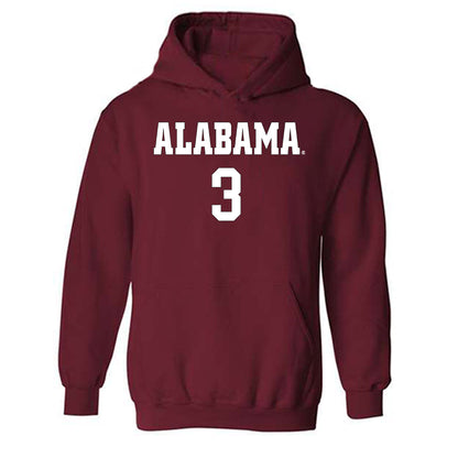 Alabama - NCAA Women's Soccer : Avery Brown - Replica Shersey Hooded Sweatshirt-0