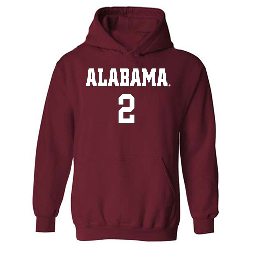 Alabama - NCAA Women's Soccer : Breezie Brewer - Hooded Sweatshirt Replica Shersey