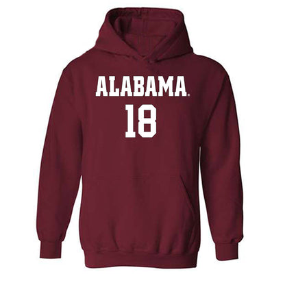 Alabama - NCAA Women's Soccer : Maddie Padelski - Replica Shersey Hooded Sweatshirt