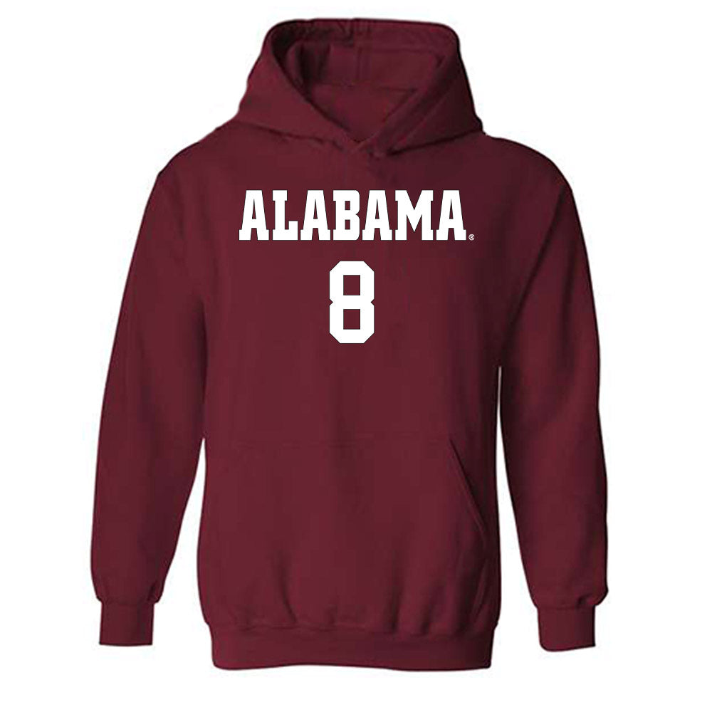 Alabama - NCAA Women's Soccer : Olivia Belcher - Replica Shersey Hooded Sweatshirt-0