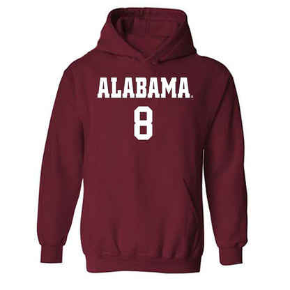 Alabama - NCAA Women's Soccer : Olivia Belcher - Replica Shersey Hooded Sweatshirt-0