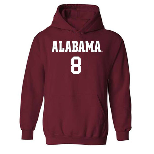 Alabama - NCAA Women's Soccer : Olivia Belcher - Replica Shersey Hooded Sweatshirt-0