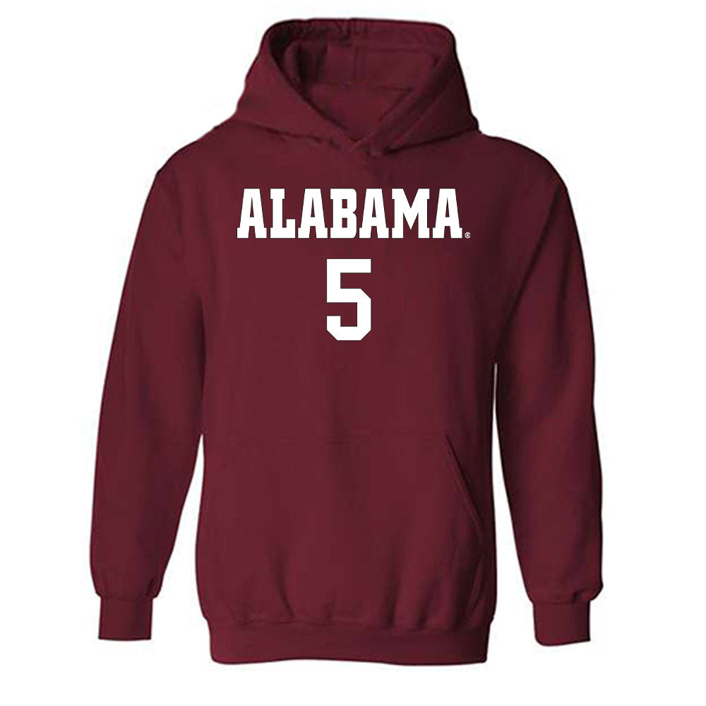 Alabama - NCAA Women's Soccer : Isabel Smith - Replica Shersey Hooded Sweatshirt-0