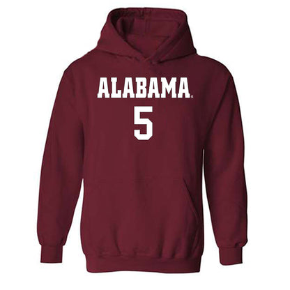 Alabama - NCAA Women's Soccer : Isabel Smith - Replica Shersey Hooded Sweatshirt-0