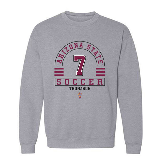 Arizona State - NCAA Women's Soccer : Tatum Thomason - Classic Fashion Shersey Crewneck Sweatshirt-0
