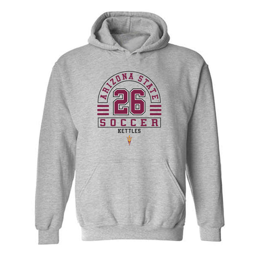 Arizona State - NCAA Women's Soccer : Ella Kettles - Classic Fashion Shersey Hooded Sweatshirt