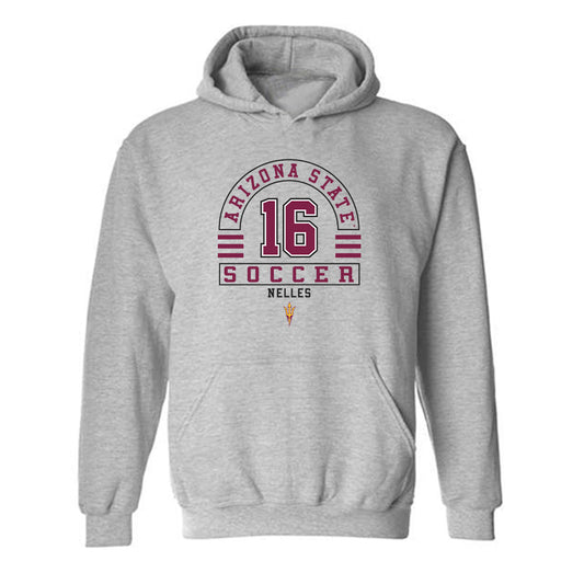 Arizona State - NCAA Women's Soccer : Pauline Nelles - Classic Fashion Shersey Hooded Sweatshirt