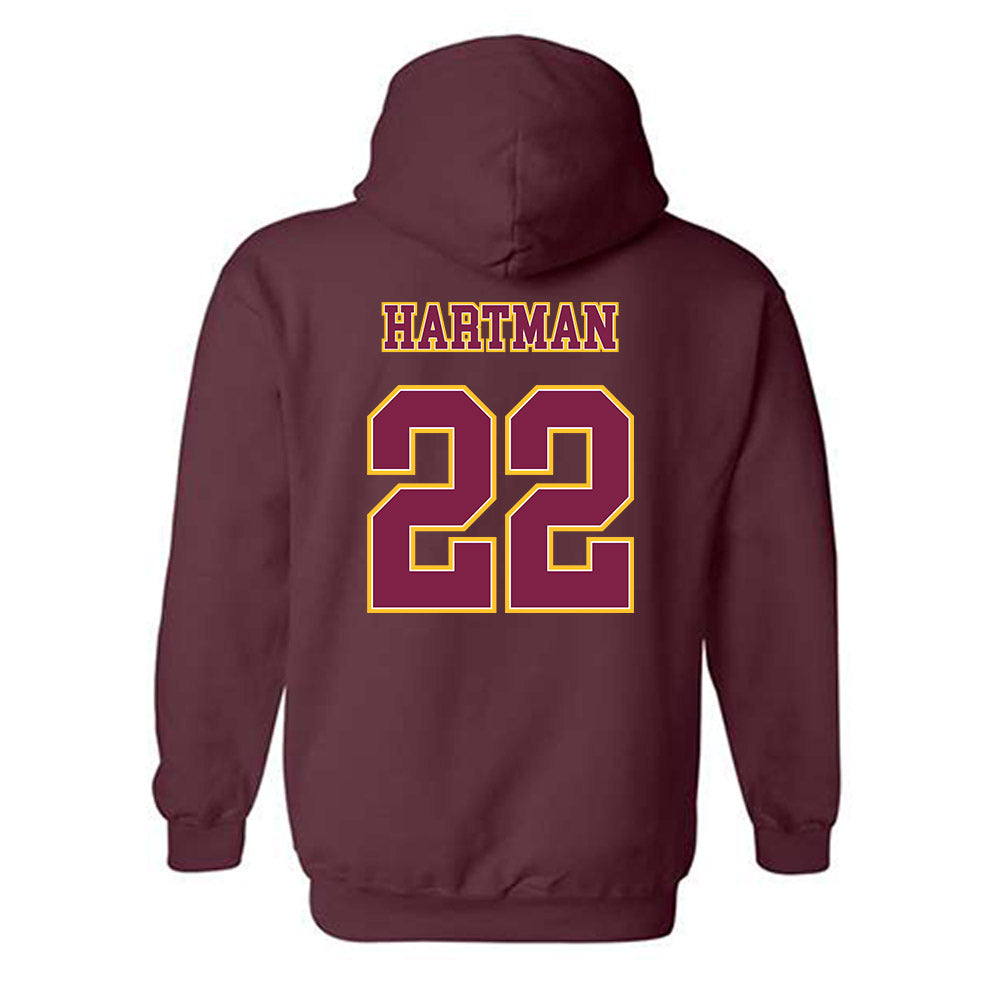 Arizona State - NCAA Women's Soccer : Oona Hartman - Classic Shersey Hooded Sweatshirt-1