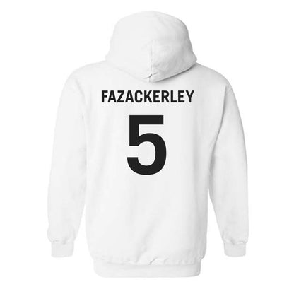 Arizona State - NCAA Women's Soccer : Lucy Fazackerley - Replica Shersey Hooded Sweatshirt-1