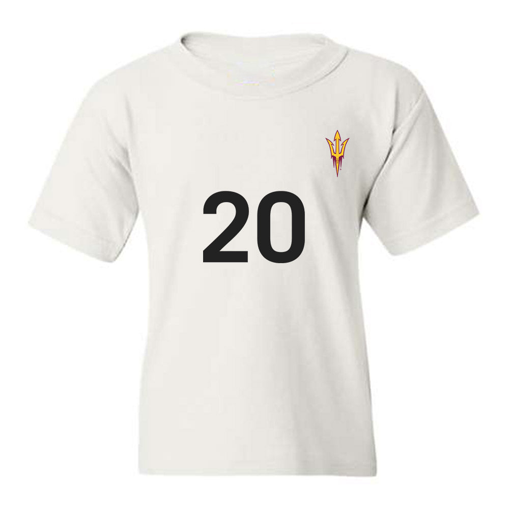 Arizona State - NCAA Women's Soccer : Cameron Valladares - Replica Shersey Youth T-Shirt