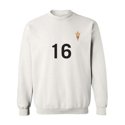 Arizona State - NCAA Women's Soccer : Pauline Nelles - Replica Shersey Crewneck Sweatshirt