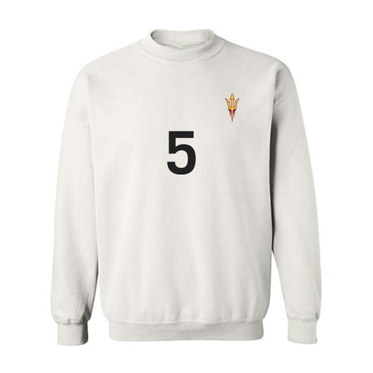 Arizona State - NCAA Women's Soccer : Lucy Fazackerley - Replica Shersey Crewneck Sweatshirt-0