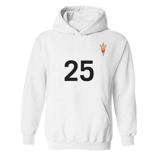 Arizona State - NCAA Women's Soccer : Ella Opkvitne - Replica Shersey Hooded Sweatshirt