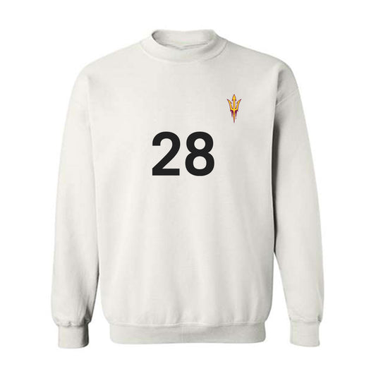 Arizona State - NCAA Women's Soccer : Norah Bell - Replica Shersey Crewneck Sweatshirt-0