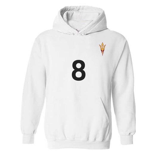 Arizona State - NCAA Women's Soccer : Addison Haws - Replica Shersey Hooded Sweatshirt
