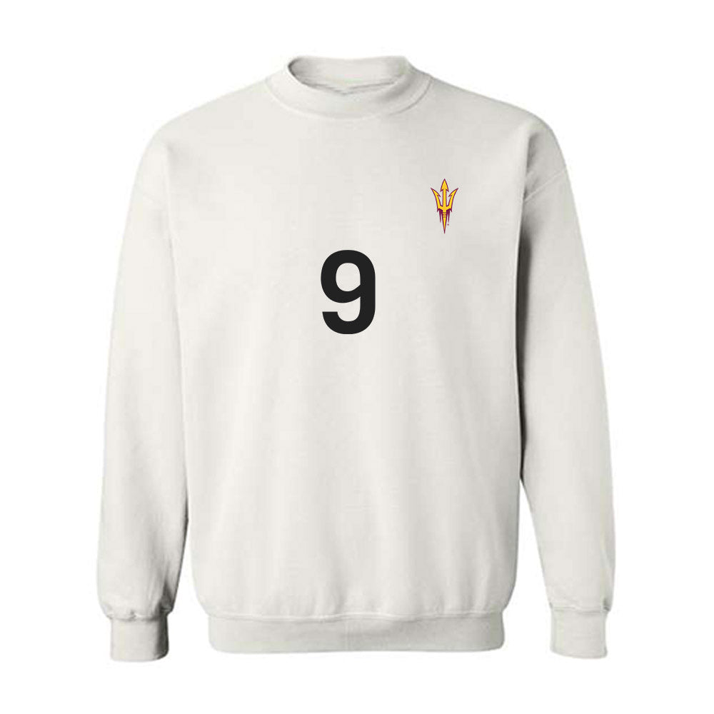 Arizona State - NCAA Women's Soccer : Kierra Blundell - Replica Shersey Crewneck Sweatshirt