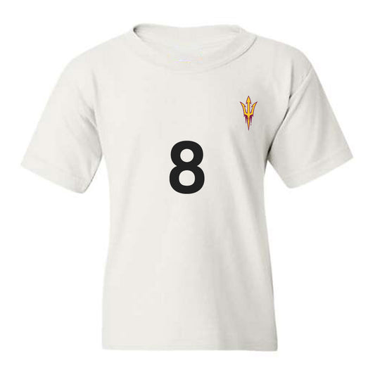 Arizona State - NCAA Women's Soccer : Addison Haws - Replica Shersey Youth T-Shirt