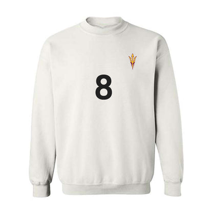 Arizona State - NCAA Women's Soccer : Addison Haws - Replica Shersey Crewneck Sweatshirt
