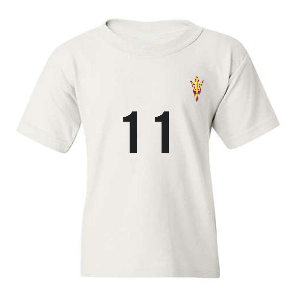 Arizona State - NCAA Women's Soccer : Addison Baltodano - Replica Shersey Youth T-Shirt-0